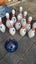 Kiwi made 10-pin bowling game for the lawn - with full size pins and balls. Carousel 3