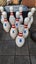 Kiwi made 10-pin bowling game for the lawn - with full size pins and balls. Carousel 4