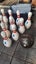 Kiwi made 10-pin bowling game for the lawn - with full size pins and balls. Carousel 7