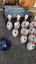 Kiwi made 10-pin bowling game for the lawn - with full size pins and balls. Carousel 8