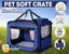 Dog Travel Cage Collapsible Soft Dog Travel Crate Pet Cage Carrier 49x35x35 Carousel 1