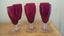 SET OF 6 DARK RED GLASSES Carousel 2