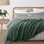 Serene Hudson Fleece and Sherpa Reverse Blanket Leaf 240x250cm (Queen/King Bed) Carousel 1