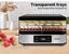 Spector Food Dehydrators Stainless Steel Beef Jerky Maker Fruit Dryer 5Trays LCD Carousel 7