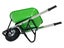 110L Wheelbarrow with Heavy Duty Green Metal Tray - 200kg Load Carousel 4