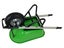 110L Wheelbarrow with Heavy Duty Green Metal Tray - 200kg Load Carousel 5