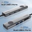 PROMATE 7-in-1 USB Multi-port Hub with USB-C Connector. Includes 1x HDMI Port; 2 Carousel 4