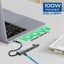 PROMATE 7-in-1 USB Multi-port Hub with USB-C Connector. Includes 1x HDMI Port; 2 Carousel 5