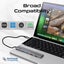 PROMATE 4-in-1 USB Multi-Port Ultra Compact Hub with USB-C Connector. Includes 2 Carousel 6