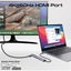 PROMATE 5-in-1 Multi-Port 100W PD Compact Hub with USB-C Connector. Includes 2x Carousel 6