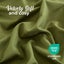 Dreamaker Micro Flannel Sheet Set Double Bed Olive Carousel 2