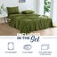 Dreamaker Micro Flannel Sheet Set Double Bed Olive Carousel 5
