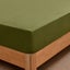 Dreamaker Micro Flannel Sheet Set Double Bed Olive Carousel 14