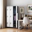 9-Door Storage Locker Combination Steel Cabinet Carousel 6