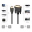 Gold HDMI to DVI-D 24+1 Pin Digital Cable Lead for HDTV BluRay PS3 Xbox 360 TV Carousel 4