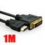 Gold HDMI to DVI-D 24+1 Pin Digital Cable Lead for HDTV BluRay PS3 Xbox 360 TV Carousel 5
