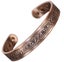 Healing Copper Bracelet Unisex Arthritis Joint Pain Relief Celtic Bangle (SLK) Carousel 2
