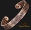 Healing Copper Bracelet Unisex Arthritis Joint Pain Relief Celtic Bangle (SLK) Carousel 6