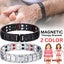 3pcs Strong Magnetic Bracelet Stainless steel Therapy Bracelets Men Arthritis... Carousel 2