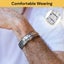 3pcs Strong Magnetic Bracelet Stainless steel Therapy Bracelets Men Arthritis... Carousel 4
