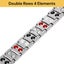 3pcs Strong Magnetic Bracelet Stainless steel Therapy Bracelets Men Arthritis... Carousel 6