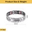3pcs Strong Magnetic Bracelet Stainless steel Therapy Bracelets Men Arthritis... Carousel 11
