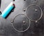 BIG LIGHTWEIGHT STERLING HOOPS EARRINGS Carousel 1