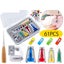 61pcs Fabric Bias Tape Maker Sewing Binding Quilting Tool Presser Foot Kit Craft Carousel 1