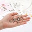 10PCS Backs Locking Pin Keepers Badge-Pin Locks Pin For Lapel Enamel Hat Pins Carousel 9