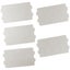 5pcs Mica Plate Cover Guide Microwave Oven Plates Sheet Wave 11.6 X 6.5cm Carousel 5