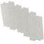 5pcs Mica Plate Cover Guide Microwave Oven Plates Sheet Wave 11.6 X 6.5cm Carousel 7