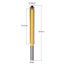 Drillpro 8mm Shank 76mm Extra Long Pattern Flush Trim Router Bit Wood Working Cu Carousel 5