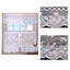 3 Pce Cafe White FLORA Lace Kitchen Window Curtain Set Carousel 1