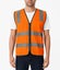 Hi Vis Safety Vest Reflective Tape Zip Up Workwear Pocket High Visibility in ... Carousel 1