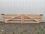 Wooden Farm entry gates 4800mm wide x 1100mm high Carousel 1