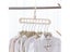 Multifunction Circle Clothes Hanger Clothes Drying Rack Storage Plastic Scarf Carousel 6