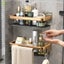 Punch-free Bathroom Shelf Shampoo Shower Storage Rack Kitchen Holder Toilet Carousel 3