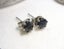 *** VERY LOVELY DARK BLUE SAPPHIRE STUD EARRINGS *** Carousel 1