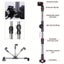 Premium Stainless Steel Swivel Umbrella Stand Carousel 5