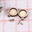 10 Pcs Mini Embroidery Hoop Ring Wooden Cross Stitch Frame For Hand Craft Hot Carousel 5