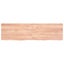 Table Top Light Brown 180x50x6 Cm Treated Solid Wood Oak Topltkx Carousel 3