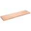 Table Top Light Brown 180x50x6 Cm Treated Solid Wood Oak Topltkx Carousel 9