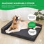 Rooster Farms Supportive Dog Bed XL Grey - Egg Crate Foam Waterproof Mattress Carousel 6