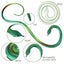 4 Pack Realistic Rubber Snakes for Garden Props Birds Squirrels Mice Scare Toy Carousel 2