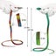 4 Pack Realistic Rubber Snakes for Garden Props Birds Squirrels Mice Scare Toy Carousel 5