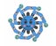 3PCS Deformation Robot Mechanical Gyroscope Toy Luminous Toy Carousel 4