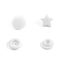 25Sets Snap Kit T5 Plastic Buttons Press Stud Snaps Fastener Carousel 12
