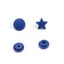 25Sets Snap Kit T5 Plastic Buttons Press Stud Snaps Fastener Carousel 13