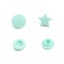 25Sets Snap Kit T5 Plastic Buttons Press Stud Snaps Fastener Carousel 14