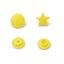 25Sets Snap Kit T5 Plastic Buttons Press Stud Snaps Fastener Carousel 17
